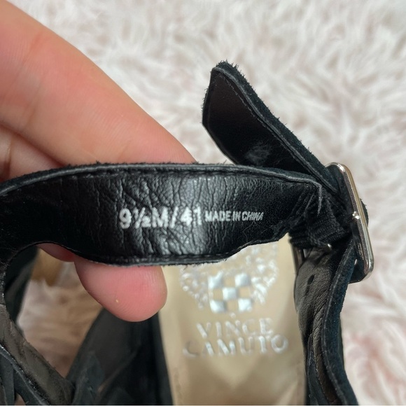 Vince Camuto Refista Shootie Black Sandals size 9.5 - Picture 10 of 13